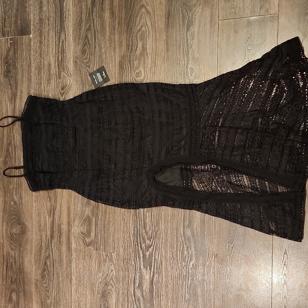 ❤️ NWT! LULU'S ABSOLUTE ELEGANCE LACE MIDI SHEATH DRESS, MEDIUM - Picture 7 of 16